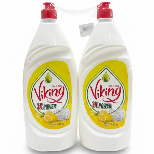 سائل غسيل الصحون بعطر الليمون فايكنج 2*800مل