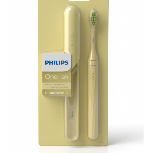 فرشاة فيليبس ون بالبطارية اصفر مانجو