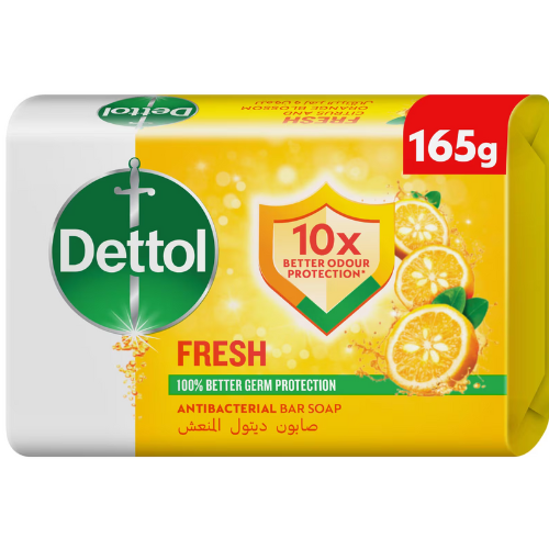 ديتول قالب صابون مضاد للبكتيريا الحماية القصوى منعش 165 جرام
