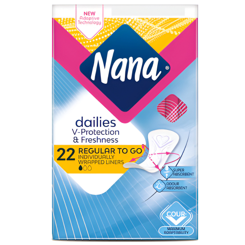 نانا فوط يومية عادية منعشة مغلفة بشكل فردي 22 قطعة