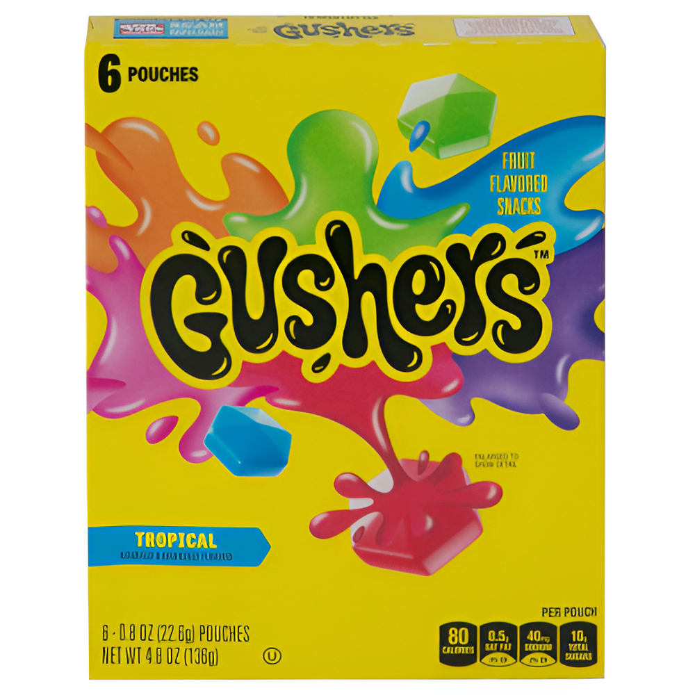 سناكات بنكهة الفواكه فروت غاشرز من بيتي كروكر، 136 جم