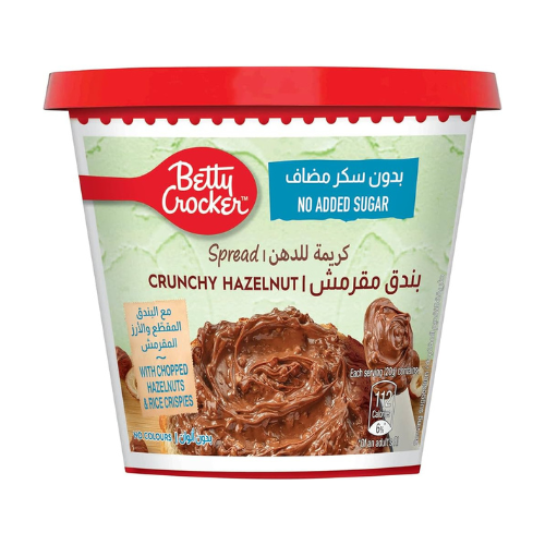 بيتي كروكر كريمة دهن البندق المقرمش بدون سكر مضاف 200جم