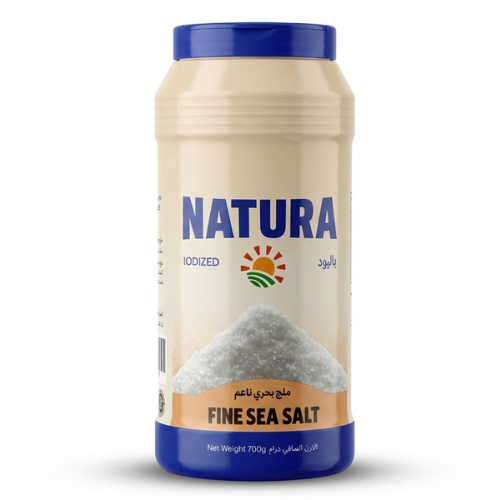 ناتورا ملح بحري ناعم 700 جم