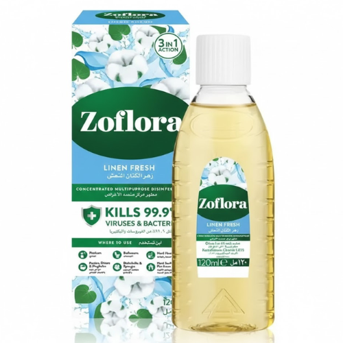 زوفلورا مطهر مركز متعدد الأغراض 3*1 زهر الكتان 120 مل