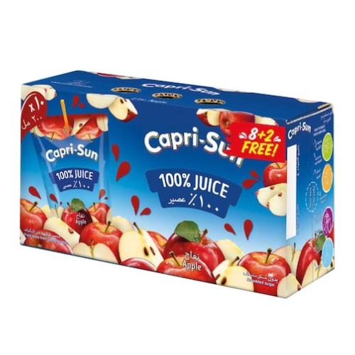 كابري سن شراب تفاح 10 × 200 مل