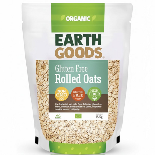 إيرث غودز، شوفان كامل عضوي، خالي من الجلوتين، 900 جرام