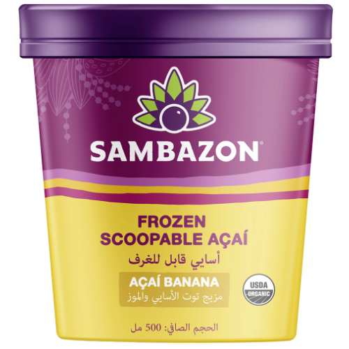 مهروس توت الأساي موز عبوة بلاستيك 500م سامبازون