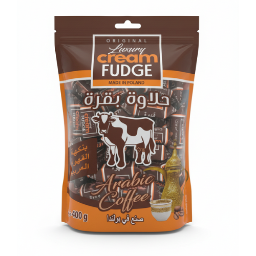 حلوى فاخرة كريمة فدج نكهات متنوعة 400جم