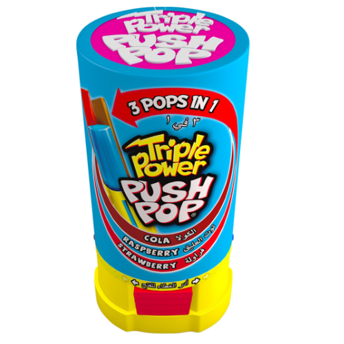 مصاصة (حلوى) بازوكا تريبل باور بوش بوب 34 جرام