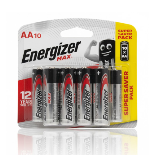بطاريات انرجايزر الكلاين ماكس AA 10
