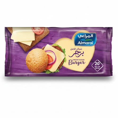 المراعي شرائح برجر شيدر 400 جم