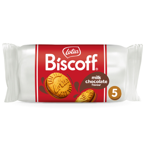 بسكويت لوتس بيسكوف بالشوكولاتة بالحليب، 50 جم
