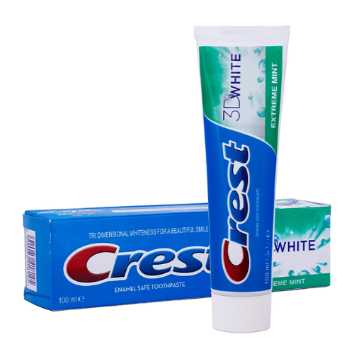 معجون اسنان بياض 3D قوة نعناع كرست 125مل