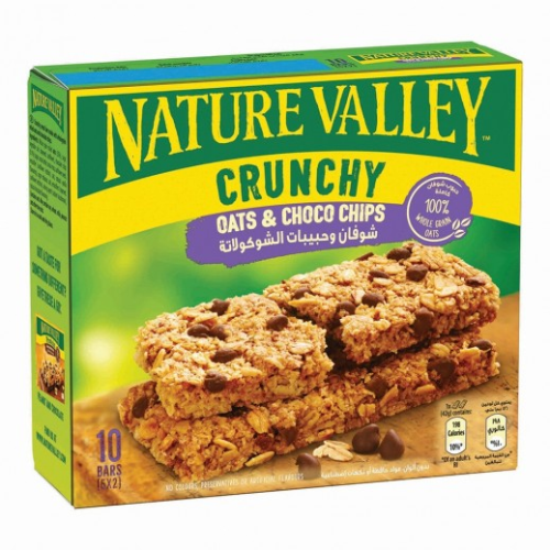 بار حبوب الإفطار المقرمشة برقائق الشوكولاتة من ناتشر فالي 5 × 42 جم