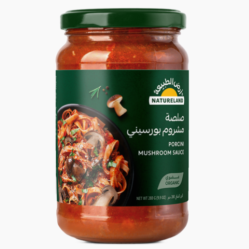 صلصة مشروم بورسيني  أرض الطبيعة 280 جم