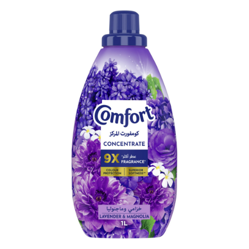 كمفورت منعم الأقمشة عناية فائقة بالخزامى والماغنوليا 1 لتر