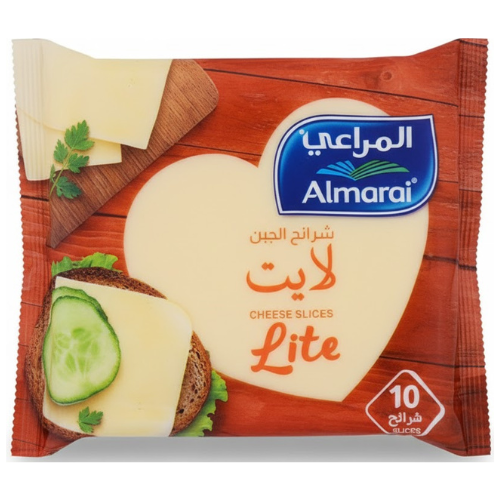 شرائح جبنة المراعي لايت 200 غ