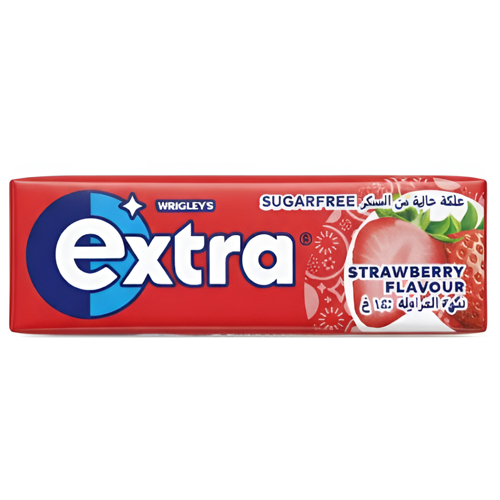 علكة إكسترا بنكهة الفراولة 14 جرام