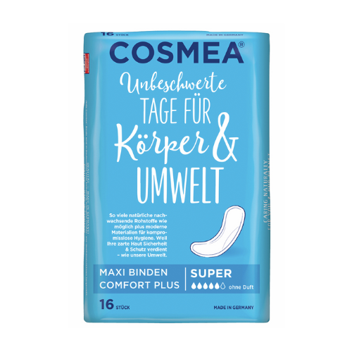 كوسميا فوط نسائية ماكسي حجم كبير ١٦ فوطة