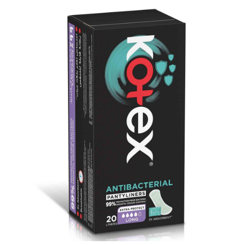 فوط يومية كوتكس مضادة للبكتيريا حجم طويل 20 فوطة