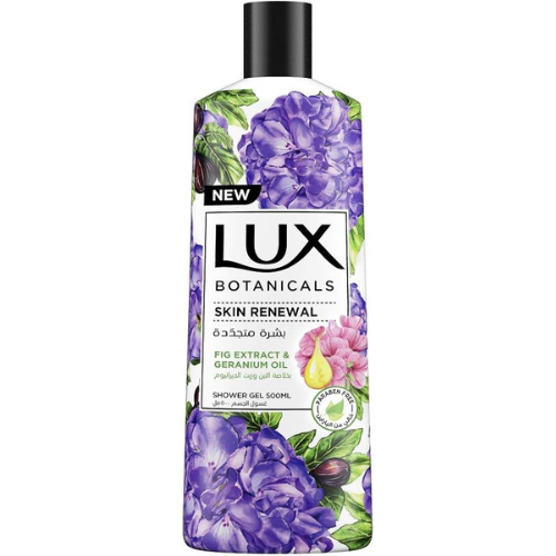 لوكس بوتانيكالز غسول الجسم لتجديد البشرة، بخلاصة التين وزيت الجيرانيوم، 250 مل