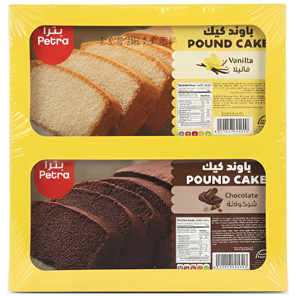 كيكة باوند بترا فانيليا وشوكولاتة 2×325 جم