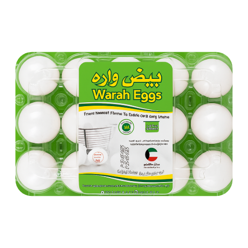 وارة بيض مائدة كويتي معلب طازج (15 حبه)