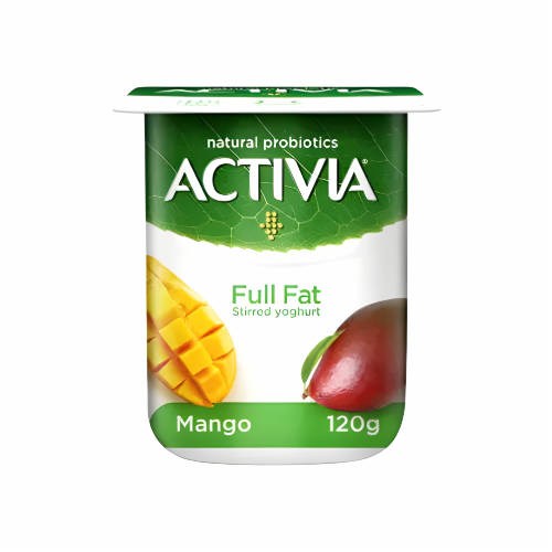 زبادي مانجو كامل الدسم اكتيفيا 120 جم