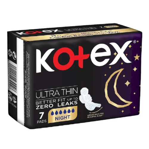 فوط صحية الترا رفيعة بالأجنحة ليلية كوتكس 7 فوط