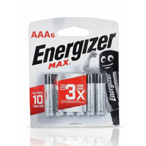بطاريات انرجايزر الكلاين ماكس AAA6
