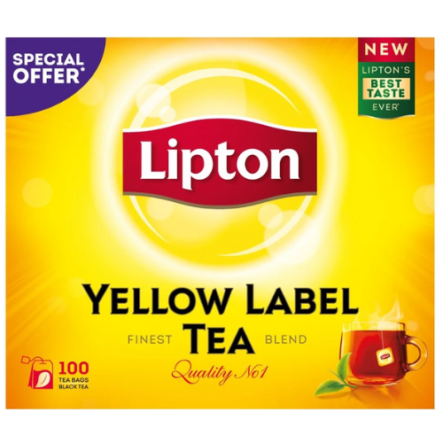 ليبتون شاي أسود علامة صفراء توليفة فاخرة جودة رقم 1 100*200جم