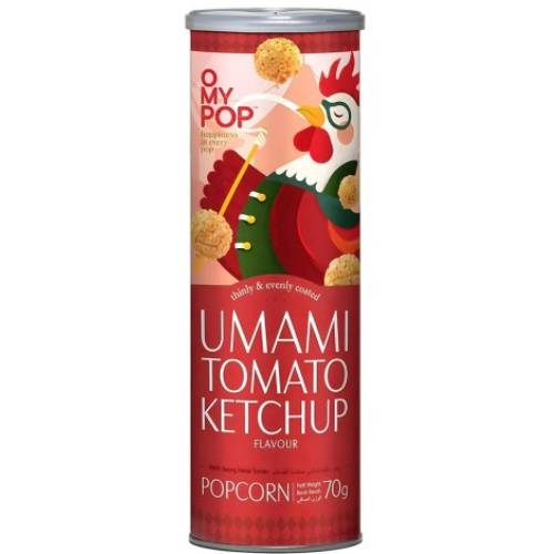 أو ماي بوب - فشار أومامي بنكهة كاتشب الطماطم 70 جرام