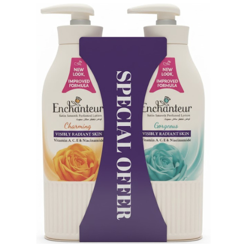 لوشن إنشانتور المعطر (الناعم كالحرير) 2×400 مل