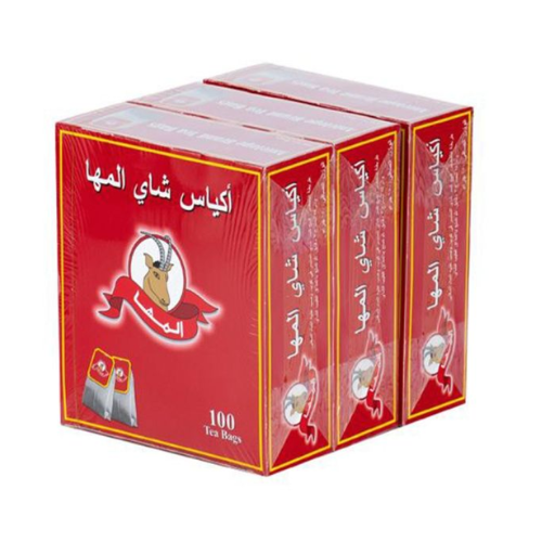 شاي المها 100 كيس 3 حبة