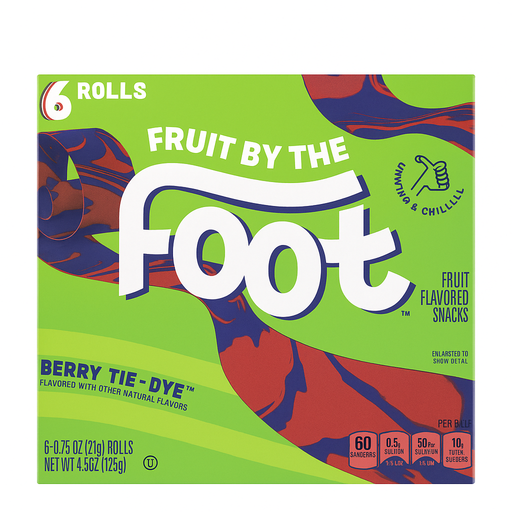 حلوي فروت باي فوت توت باري تاي 128جم