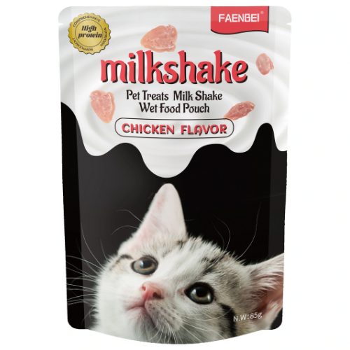 فابي ميلك شيك مكافآت للقطط بنكهة الدجاج 85 جم