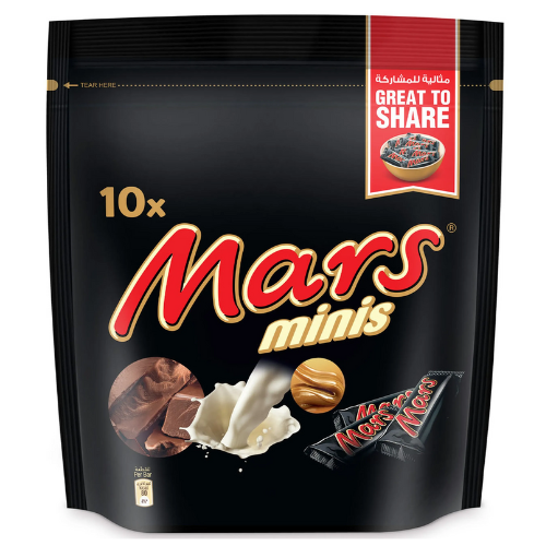ع/10 حبه شوكولاتة مارس ميني 180 جم