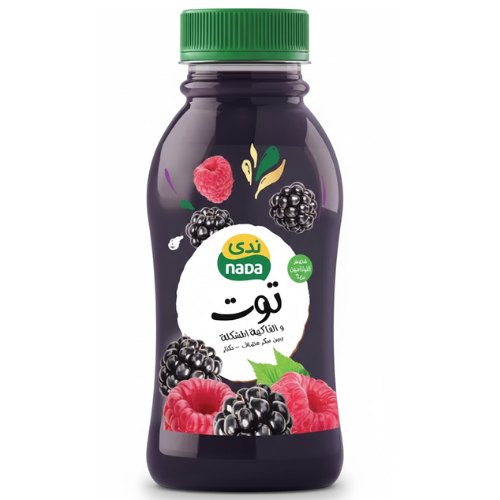 نكتار توت والفواكه المشكله بدون سكر 300مل ندى