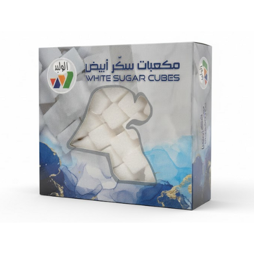 سكر مكعبات ابيض الوليد 400جم