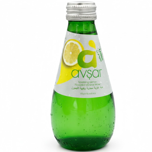 مياه معدنية غازية طبيعية بنكهة الليمون 200 مل أوشار