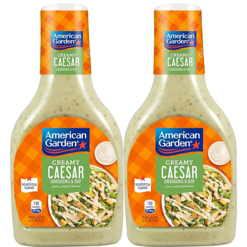 تتبيلة وصلصة قيصر سيزار الكريمية أمريكان جاردن، 2 × 473 مل