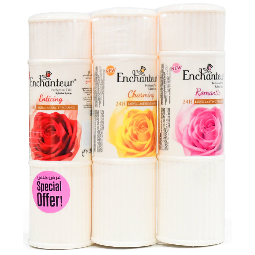 بودرة معطرة إنشانتور متنوعة 3×120جرام