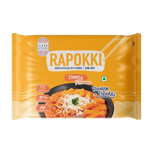 جود سيول وجبة جاهزة الرابوكي جبن مع التوابل 132 جم