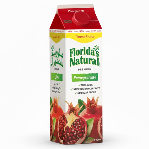 عصير رمان بدون سكر 900 مل فلوريدا