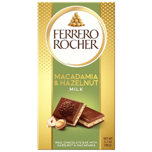 فيريرو روشيه لوح شوكولاته بندق ومكاديميا 90 جم