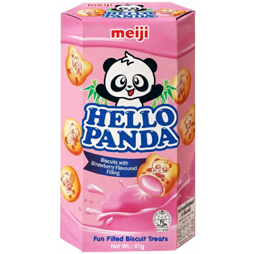 بسكويت فراولة 47 غ  هالو باندا