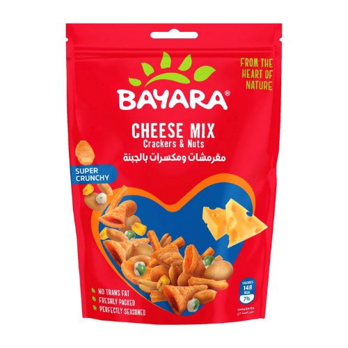 بايارا مكسرات ومقرمشات بالجبن 125 جم