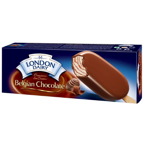 آيس كريم لندن ديري بالشوكولاتة البلجيكية 100 مل