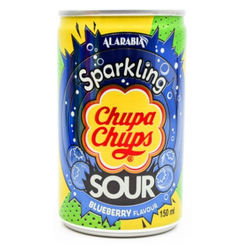 مشروب غازي نكهة التوت الازرق عبوة معدن 150مل تشوباتشوبس