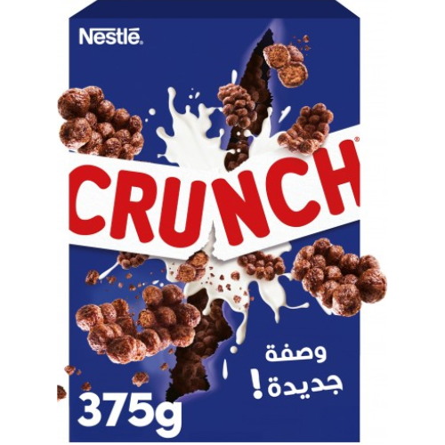 كرانش سريال حبوب الافطار طعم الشوكولاتة ٣٧٥ جم نستله